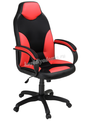 Кресло офисное Дельта (Красный/Черный)